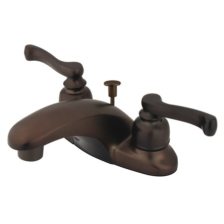 Kingston Brass 4" Centerset Bathroom Faucet, Oil Rubbed Bronze GKB8625FL